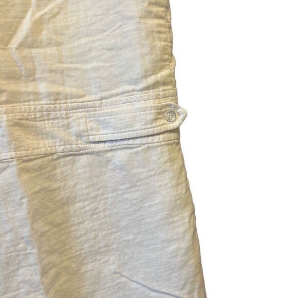 KOCH White Sleeveless Romper Jumpsuit Utility Pockets Casual Summer‎ - Picture 5 of 9